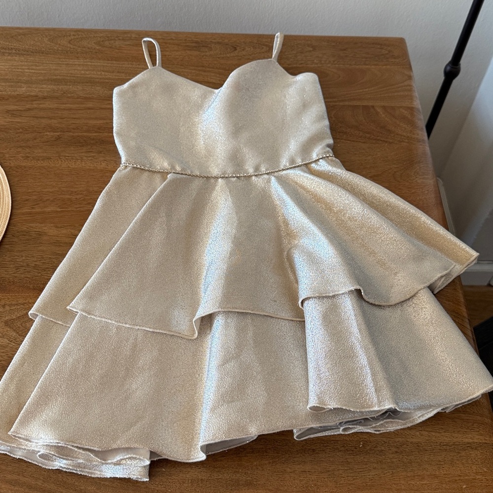 Gold Kids Formal Dress - worn once